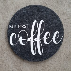 Filzuntersetzer Coffee